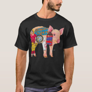 T-shirt Bowling fémininART Pig Hon Baltimore (Pigtown) Ori