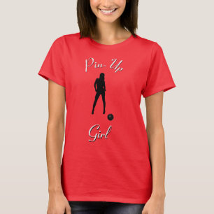 T-shirt Bowling femme's Sportswear Pin-Up Girl Custom T-Sh