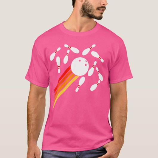 T-shirt Bowling Funny Bowling Party (Devant)