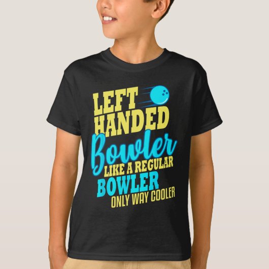 T-shirt Bowling Gauche Handler Funny Team Bowler (Devant)