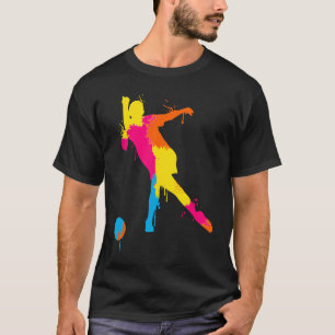 T-shirt Bowling Girl Ball Pin Bowler Strike Team Bowling A