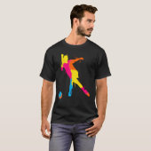 T-shirt Bowling Girl Ball Pin Bowler Strike Team Bowling A (Devant entier)