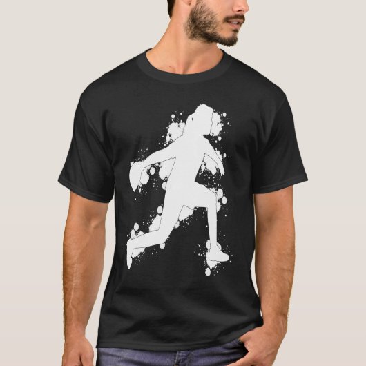 T-shirt Bowling Girl Ball Pin Bowler Strike Team Bowling A (Devant)