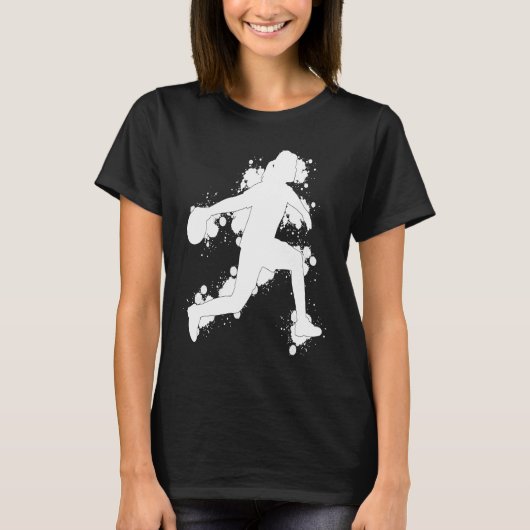 T-shirt Bowling Girl Ball Pin Bowler Strike Team Bowling A (Devant)