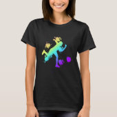 T-shirt Bowling Girl Ball Pin Bowler Strike Team Bowling A (Devant)
