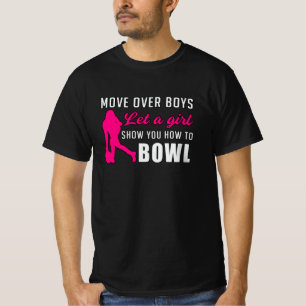 T-shirt Bowling Girl Princess Queen Bowl Bowler Funny Gift