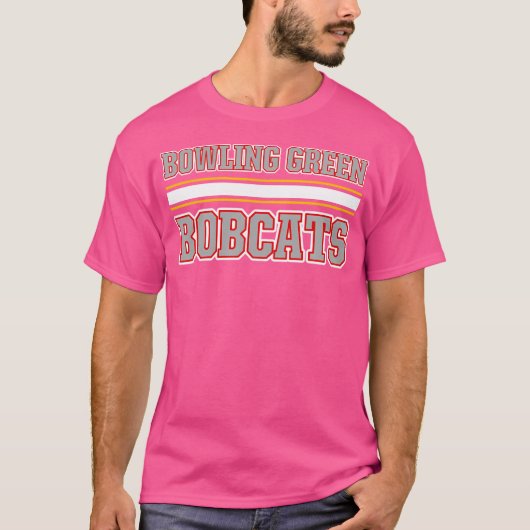 T-shirt Bowling Green Bobcats Horizontal Stripes (Devant)