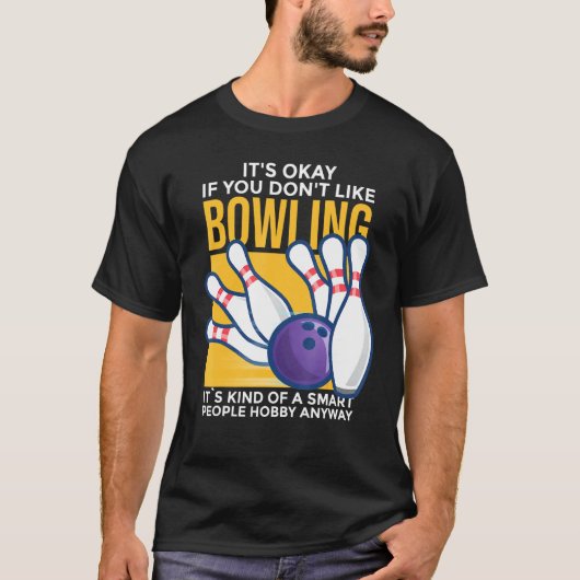 T-shirt Bowling - Hobby Smart Peoples (Devant)