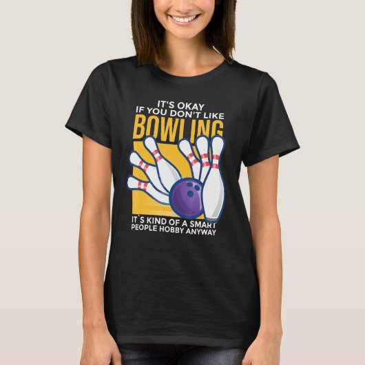 T-shirt Bowling - Hobby Smart Peoples (Devant)
