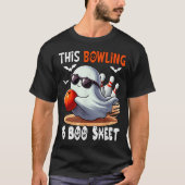 T-shirt Bowling Is Boo Sheet Halloween Costume Player Team (Devant)