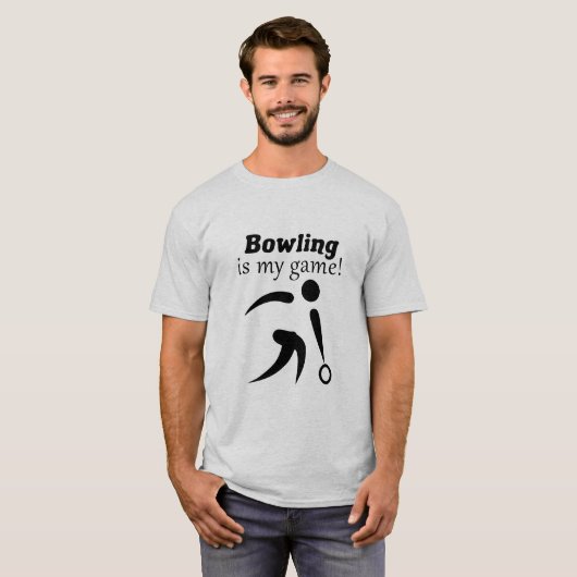 T-shirt Bowling is My Game ! (Devant entier)