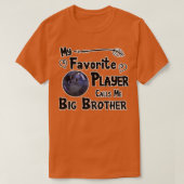 T-shirt Bowling Joueur favori m'appelle Big T (Design devant)