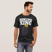 T-shirt Bowling King funny Bowling King (Devant entier)
