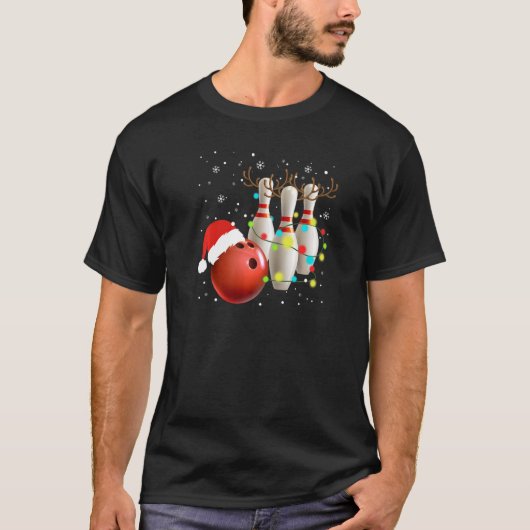 T-shirt Bowling laide doux Noël Sweater Bowles de sport Xm (Devant)