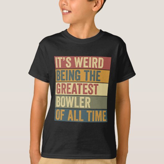 T-shirt Bowling le plus grand dit (Devant)