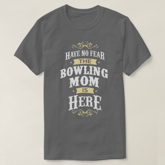 T-shirt Bowling Lecteur Bowling Maman (Design devant)