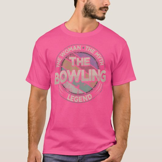 T-shirt Bowling Legend Bowling, Bowling Féminin (Devant)