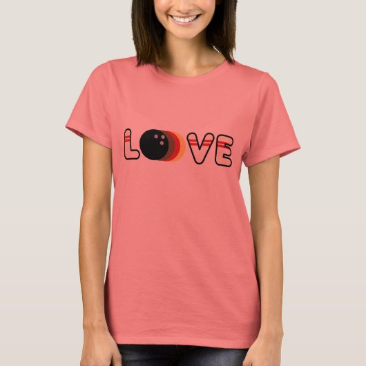 T-shirt Bowling Love (Devant)