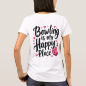 T-shirt Bowling Lover Cute Retro esthétique Sports Design (Dos)