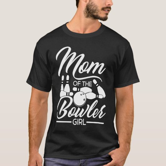 T-shirt Bowling Maman Pin Bowler Strike Bowling Team Bowli (Devant)