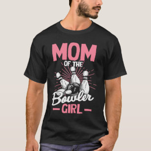 T-shirt Bowling Maman Pin Bowler Strike Team Bowling Alley