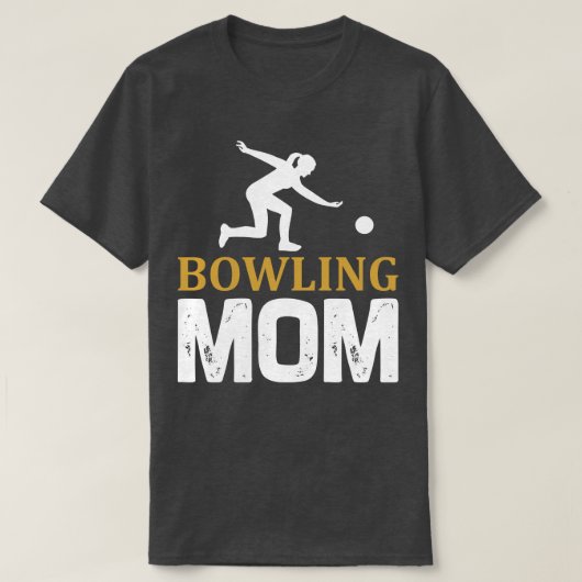 T-shirt Bowling Maman pour les mères (Design devant)