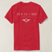 T-shirt Bowling Math T (Design devant)