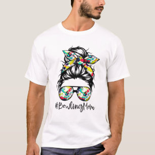 T-shirt Bowling mignonne Maman drôle Maman Vie Messeuse Bu