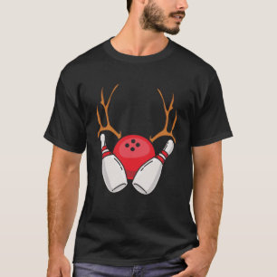 T-shirt Bowling Noël Noël Noël Noël Noël Lumières Noël