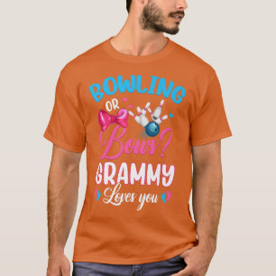 T-shirt Bowling ou Bows GRAMMY vous aime Genre Reveal Pin
