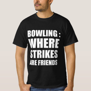 T-shirt Bowling : où les grèves sont amies