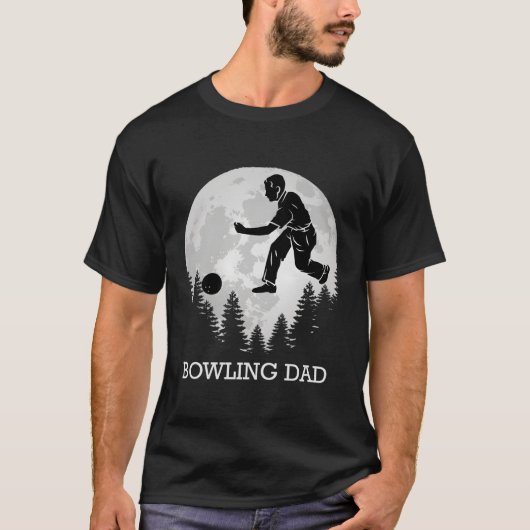 T-shirt Bowling papa Bowler Pères Bowling (Devant)