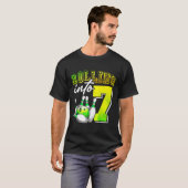 T-shirt Bowling Party Rolling dans 7 7e anniversaire fille (Devant entier)
