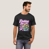 T-shirt Bowling Party Rolling En 6 Bowling Anniversaire (Devant entier)