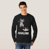 T-shirt Bowling Pin Cow Funny Bowling Bowler Strike Bowlin (Devant entier)