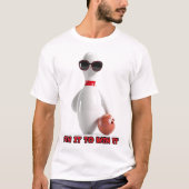 T-shirt Bowling Pin it pour le gagner (Devant)