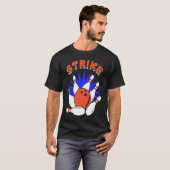 T-shirt bowling player bowler bowling game bowling (Devant entier)