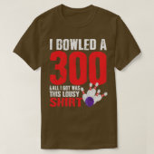 T-shirt Bowling Player Team 300 Perfect Game Strike (Design devant)
