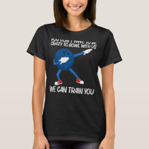 T-shirt Bowling Pour Hommes Femmes Dabbing Ball Lawn Bowl