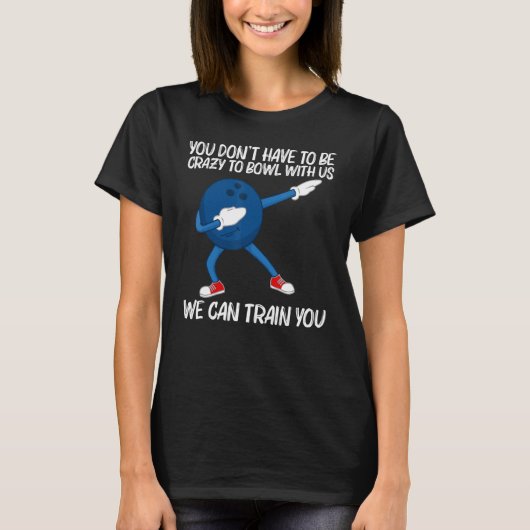 T-shirt Bowling Pour Hommes Femmes Dabbing Ball Lawn Bowl (Devant)