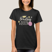 T-shirt Bowling Queen Bowling Ball and Bowling (Devant)