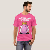 T-shirt Bowling Queen Wo Joueur de Bowling filles Bowling (Devant entier)