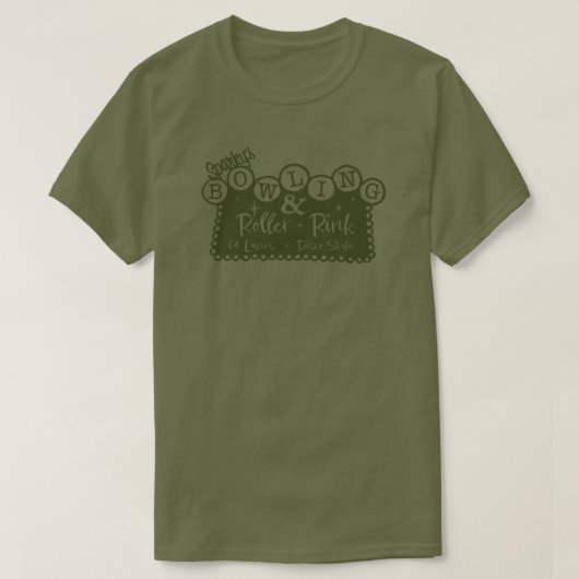T-shirt Bowling Rétro Vintage (Design devant)