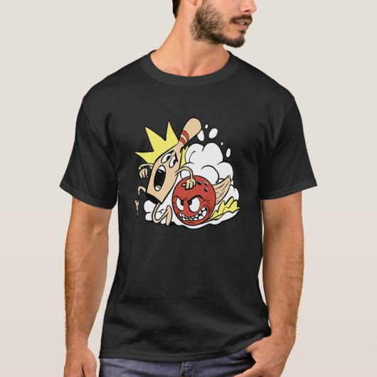 T-shirt Bowling Run Chase Bowler Bowler Strike Bowlin (Devant)