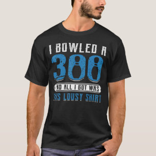 T-shirt Bowling Spare Strike Pin Bowling Alley 1