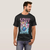T-shirt Bowling Split Se Produit Amateurs De Bowling (Devant entier)