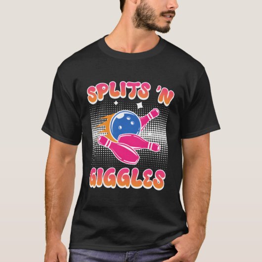 T-shirt Bowling Splits 'N Giggles Bowling (Devant)