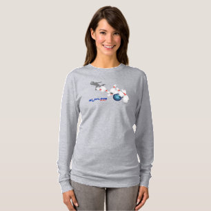 T-shirt Bowling Sports Manche longue pour femmes
