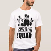 T-shirt Bowling Squad (Devant)