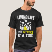 T-shirt Bowling Strike Perfect Score Bowling (Devant)